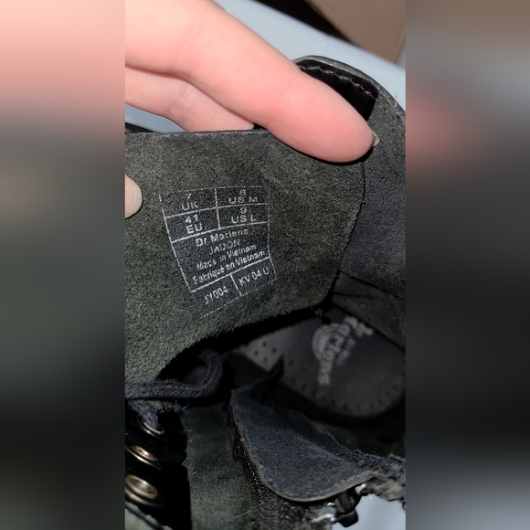 Dr. Martens Black Jadon platform Combat Boots Women 9 or Men 8 unisex - Picture 7 of 7